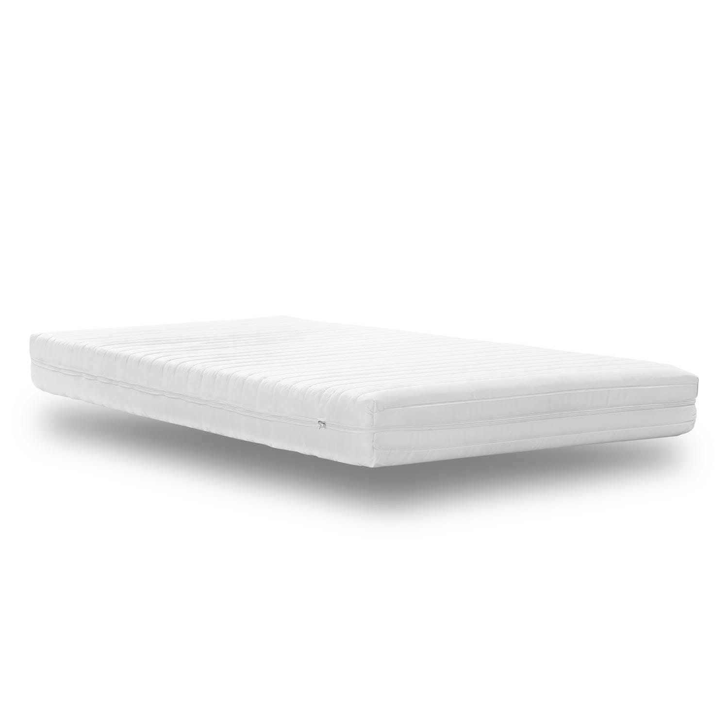 View – Cold foam mattress K16 90 x 190 cm + CloudComfort Basic gel-flake pillow 40 x 80 cm 