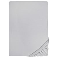 Castell σεντόνι μικροϊνών interlock jersey ασημί γκρι 90 x 190 - 100 x 200 cm