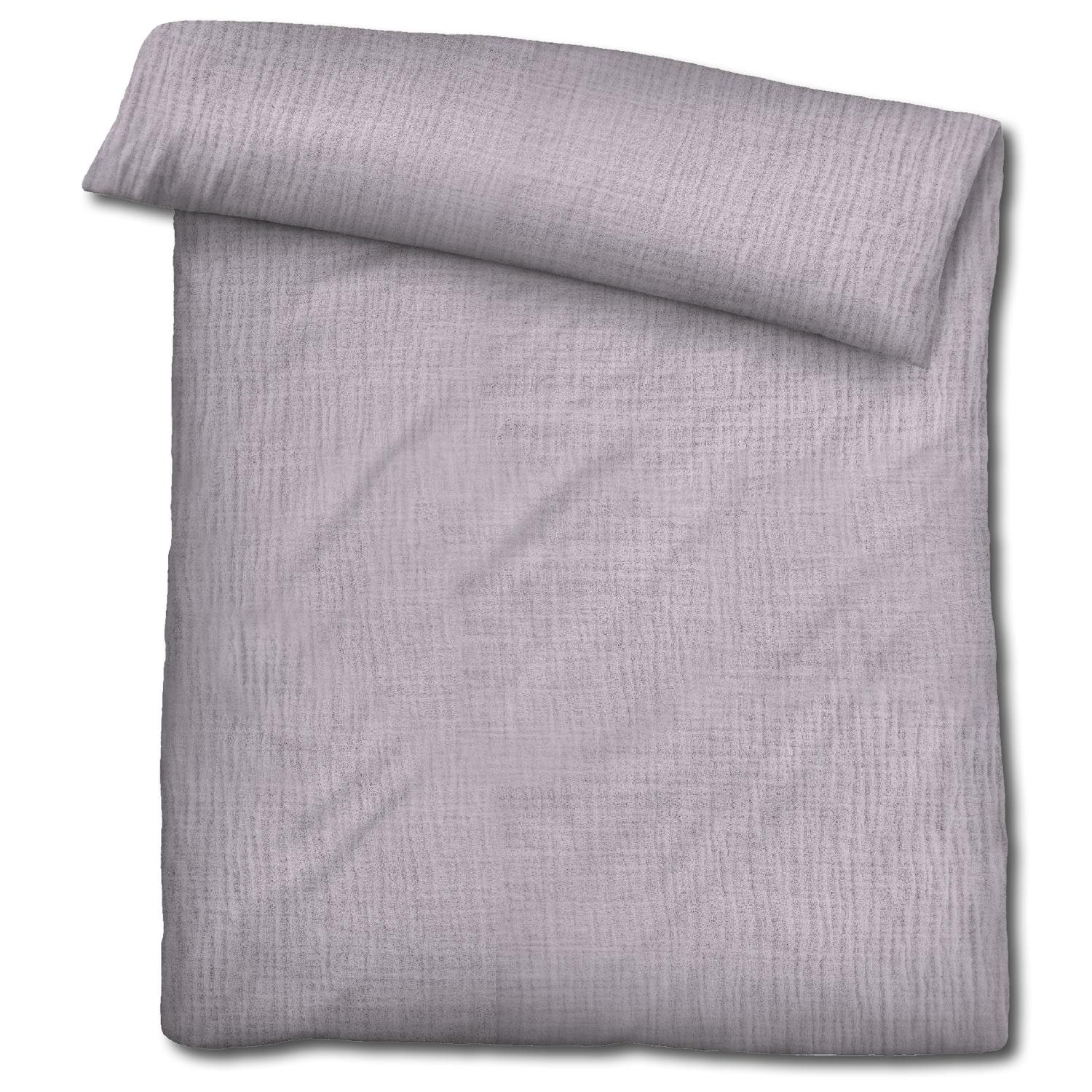 Sleezzz® muslin bed linen purple 135 x 200 cm + 80 x 80 cm