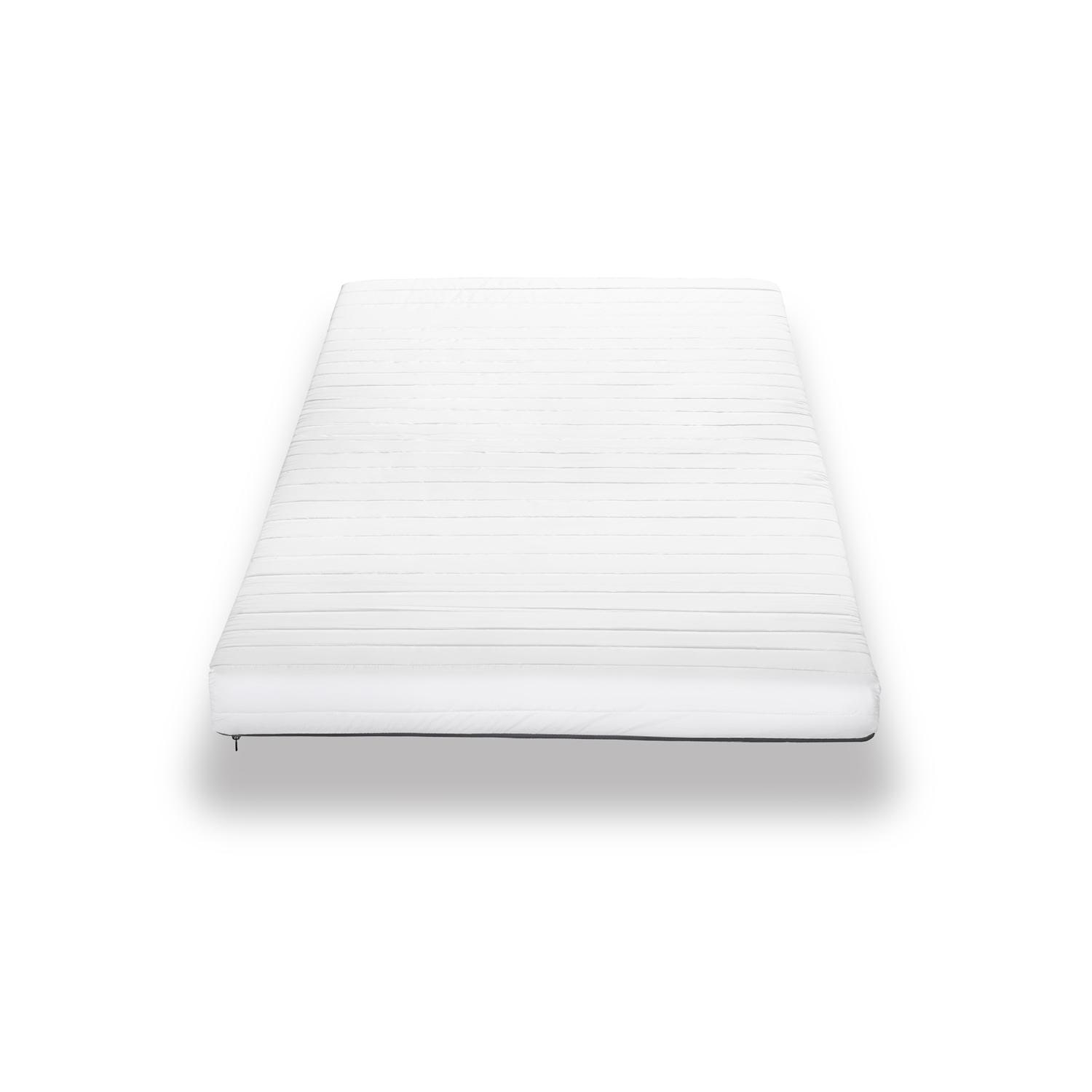 Comfort foam mattress K10 90 x 200 cm, height 10 cm, firmness level H3 + CloudComfort Basic microfiber bed set 135 x 200 cm + 80 x 80 cm