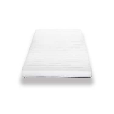 Colchón de espuma Confort K10 90 x 200 cm, altura 10 cm, nivel de firmeza H3 + juego de cama de microfibra CloudComfort Basic 135 x 200 cm + 80 x 80 cm
