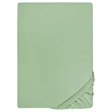 Sábana bajera microfibra interlock jersey verde 140 x 190 - 160 x 200 cm