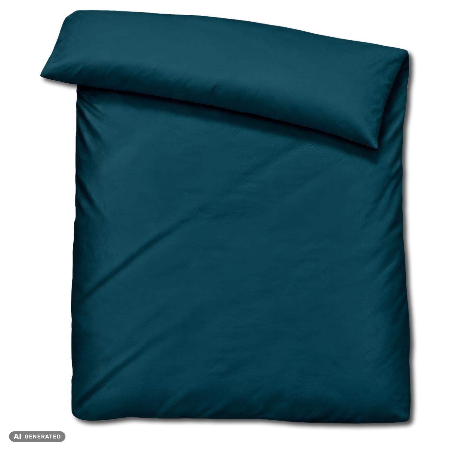 Juego de dos piezas de ropa de cama Cloud Comfort de satén de mako, 135 x 200 cm + 80 x 80 cm