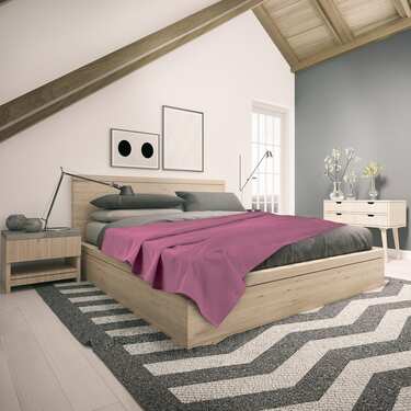 Manta piqué gofre algodón baya 130 x 180 cm