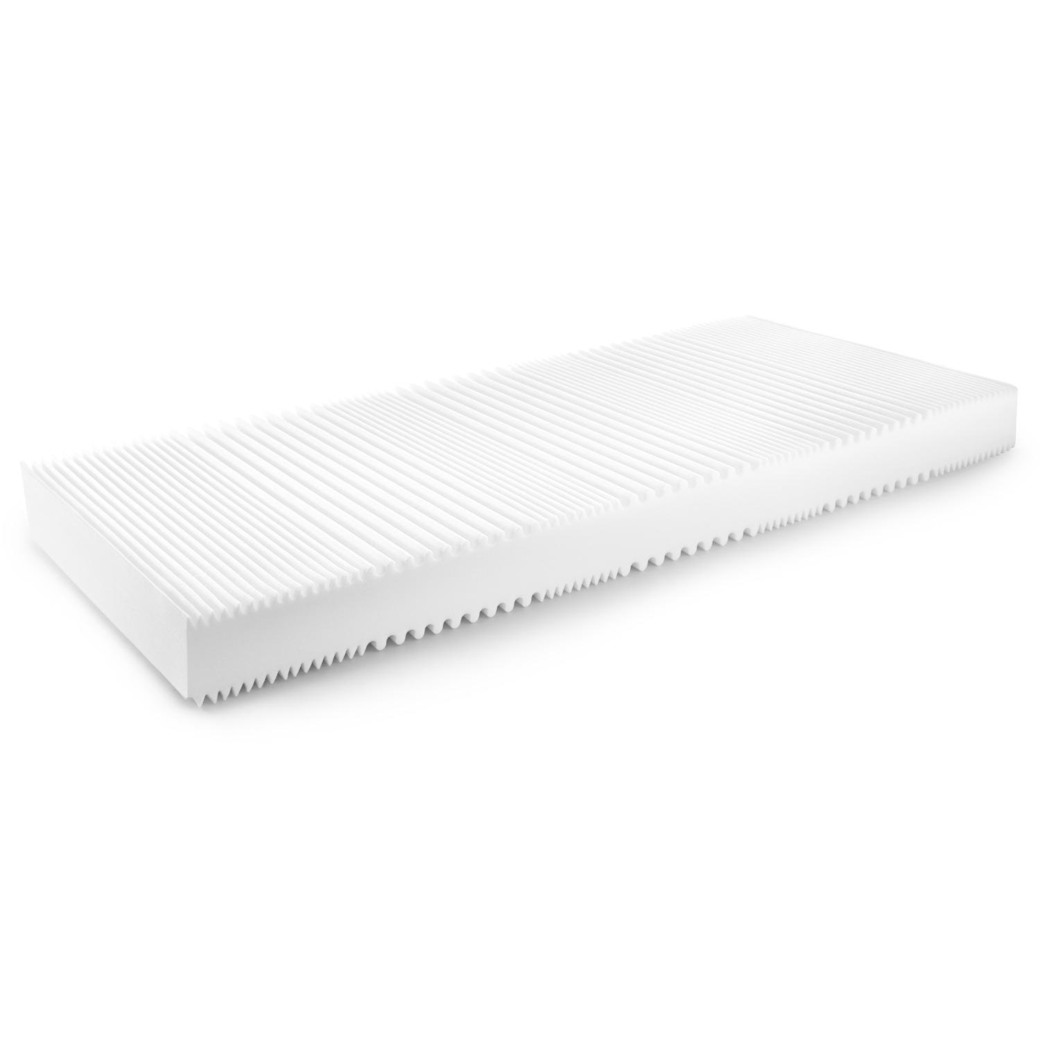 Ergonomic mattress 90x200 cm 7-zone Supportho Premium, height 18 cm, firmness level H2/H3 + CloudComfort Basic microfiber bed set 135 x 200 cm + 80 x 80 cm