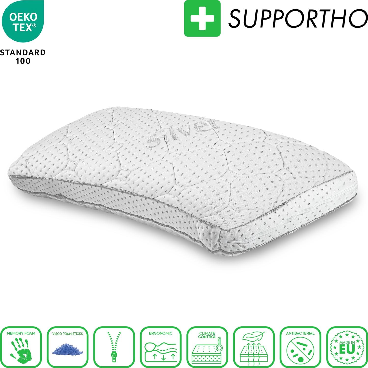 Supportho almohada viscoelástica confort 40 x 80 cm