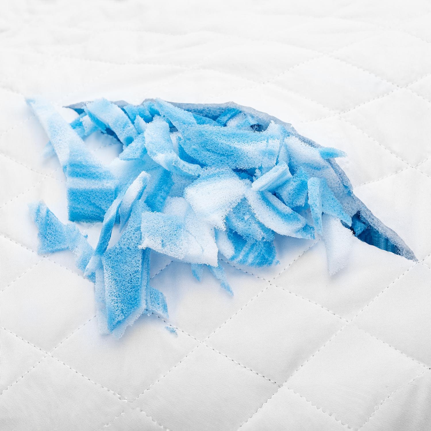 2 x CloudComfort Basic gel-flake pillow 40 x 80 cm