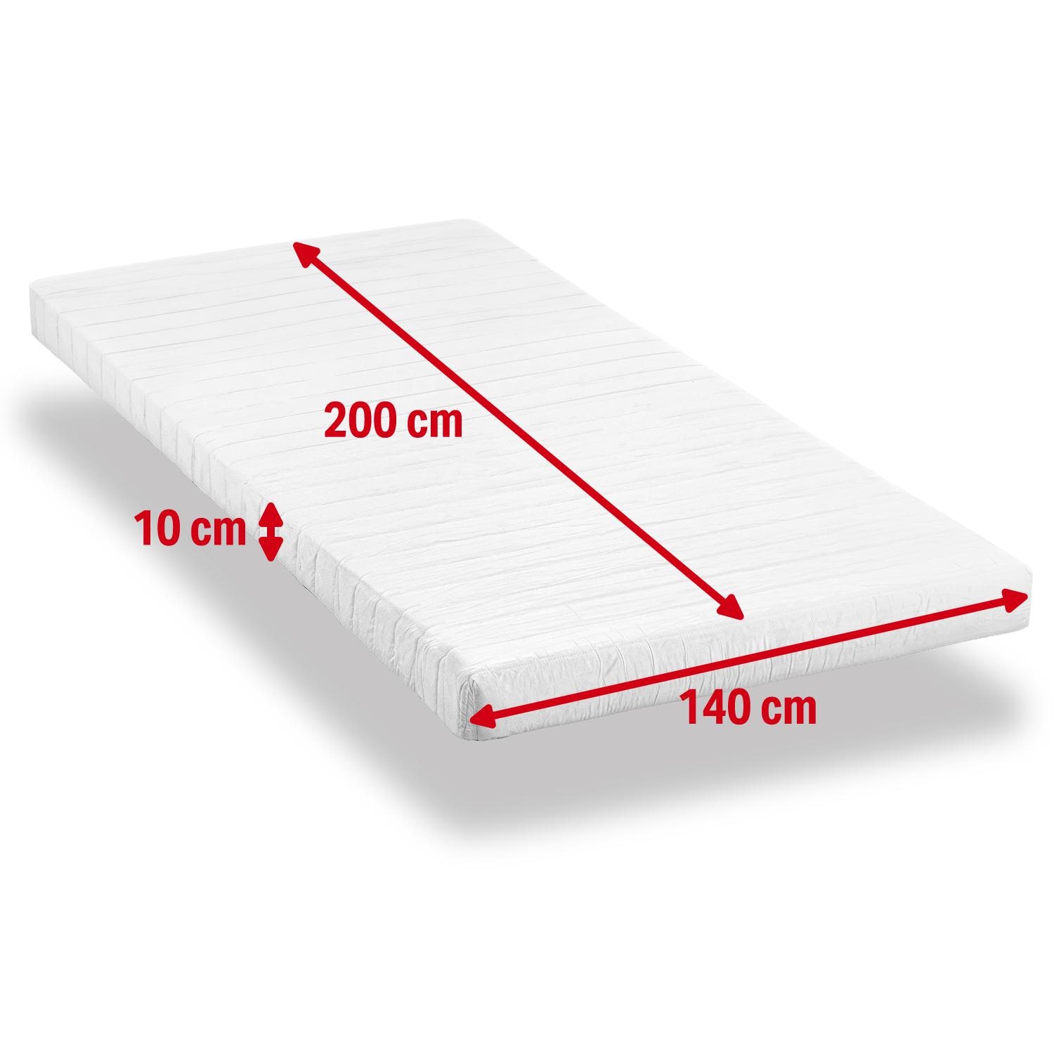 Wysokość – Pokrowiec na materac K10 140 x 200 cm