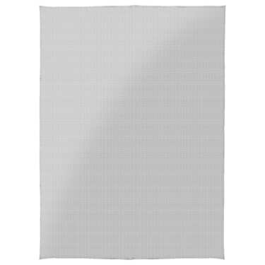 140 x 200 cm överkast i våffelpiqué lättviktspolycotton i färgen ljusgrå