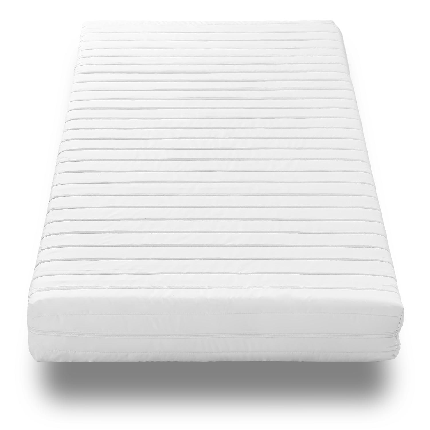 View – Cold foam mattress K16 / 80 x 200 cm / H2 + H3 / 16 cm high + Sleezzz® Smart blanket 150 x 200 cm