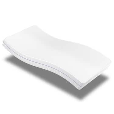 Colchón ergonómico 90x200 cm Supportho Premium 7 zonas, altura 18 cm, nivel de firmeza H2/H3 + cubrecolchón / mattress topper 90 x 200 cm