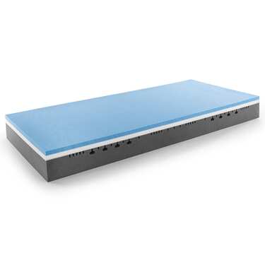 Sleezzz Premium viscoelastic mattress 90 x 200 cm, height 20 cm, firmness level H2/H3, with reversible handles + mattress topper / mattress topper 90 x 200 cm