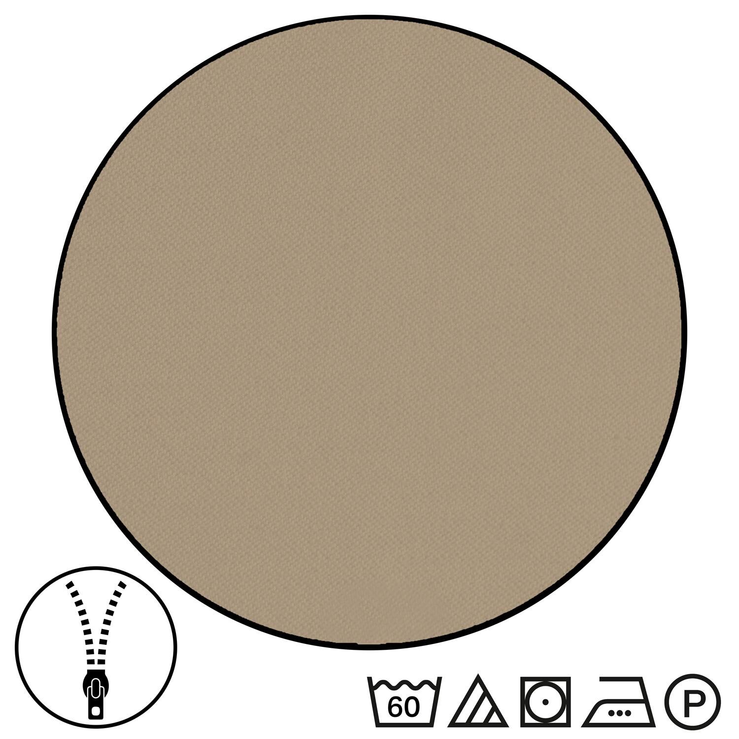 Double pack Sleezzz® Renforcé reversible bed linen mocha/white 135 x 200 + 80 x 80 cm