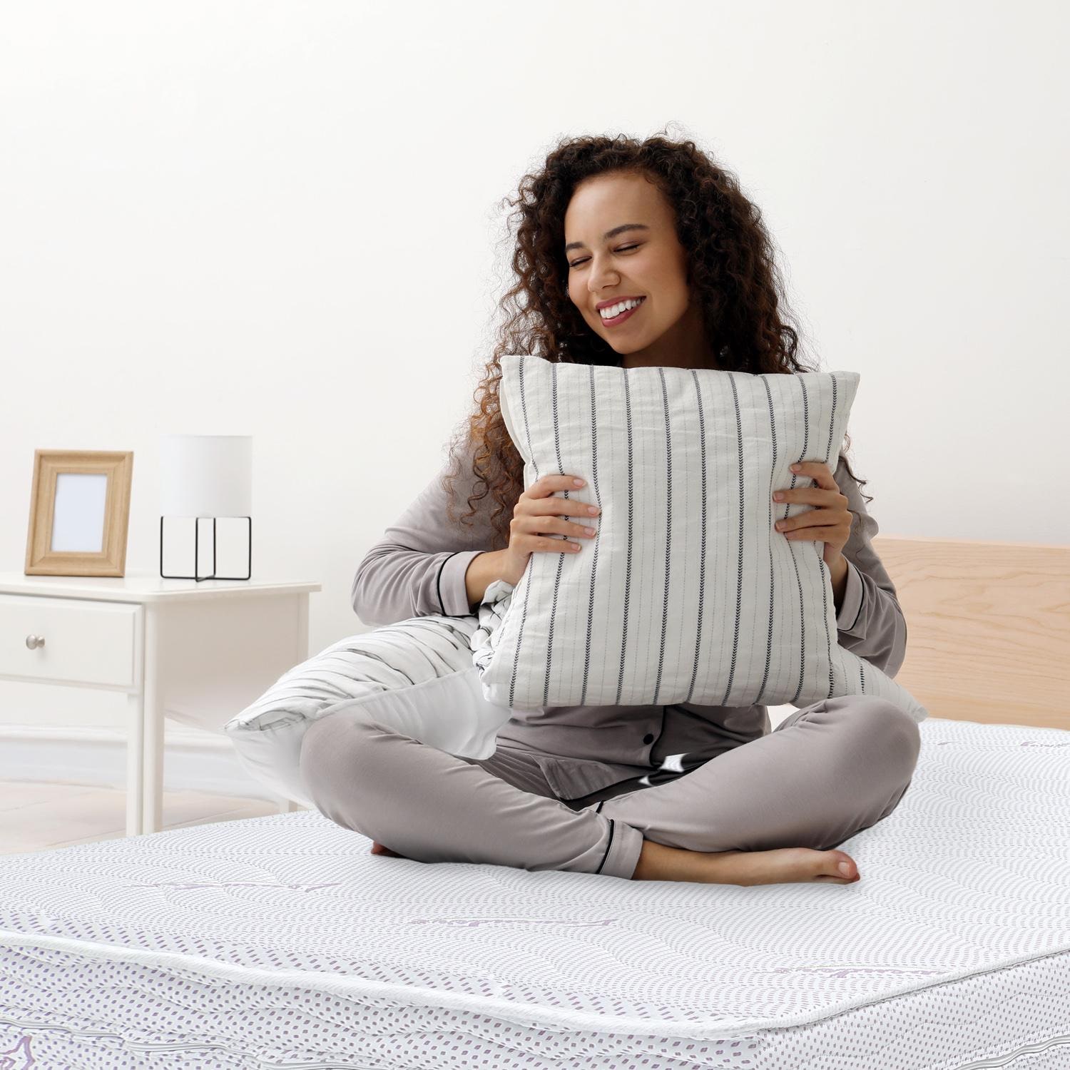 Ergonomic cold foam mattress Supportho Lavender 90 x 200 cm, height 18 cm, firmness level H2/H3