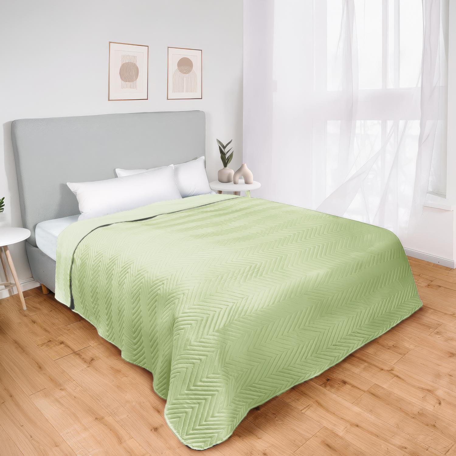 Colcha de 200 x 220 cm de tejido de microfibra 100% transpirable
