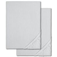 Sábana bajera polar invierno gris plata 140 x 190 - 160 x 200 cm paquete doble