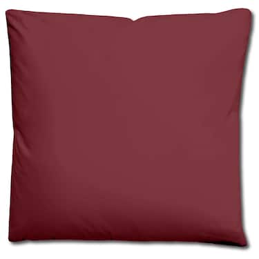 Double pack Sleezzz® Renforcé reversible bed linen dark red/white 135 x 200 + 80 x 80 cm