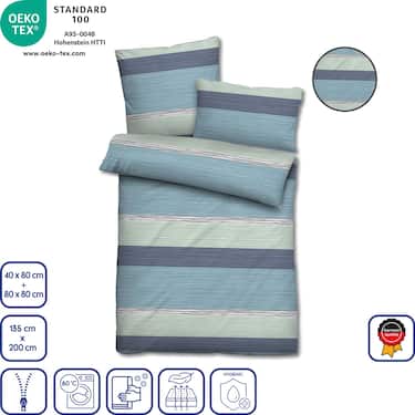 Ropa de cama de microfibra seersucker 135 x 200 + 80 x 80 cm + 40 x 80 cm Juego de 3 piezas