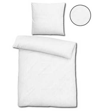 Paquete doble de ropa de cama de muselina Sleezzz® blanca 135 x 200 cm + 80 x 80 cm