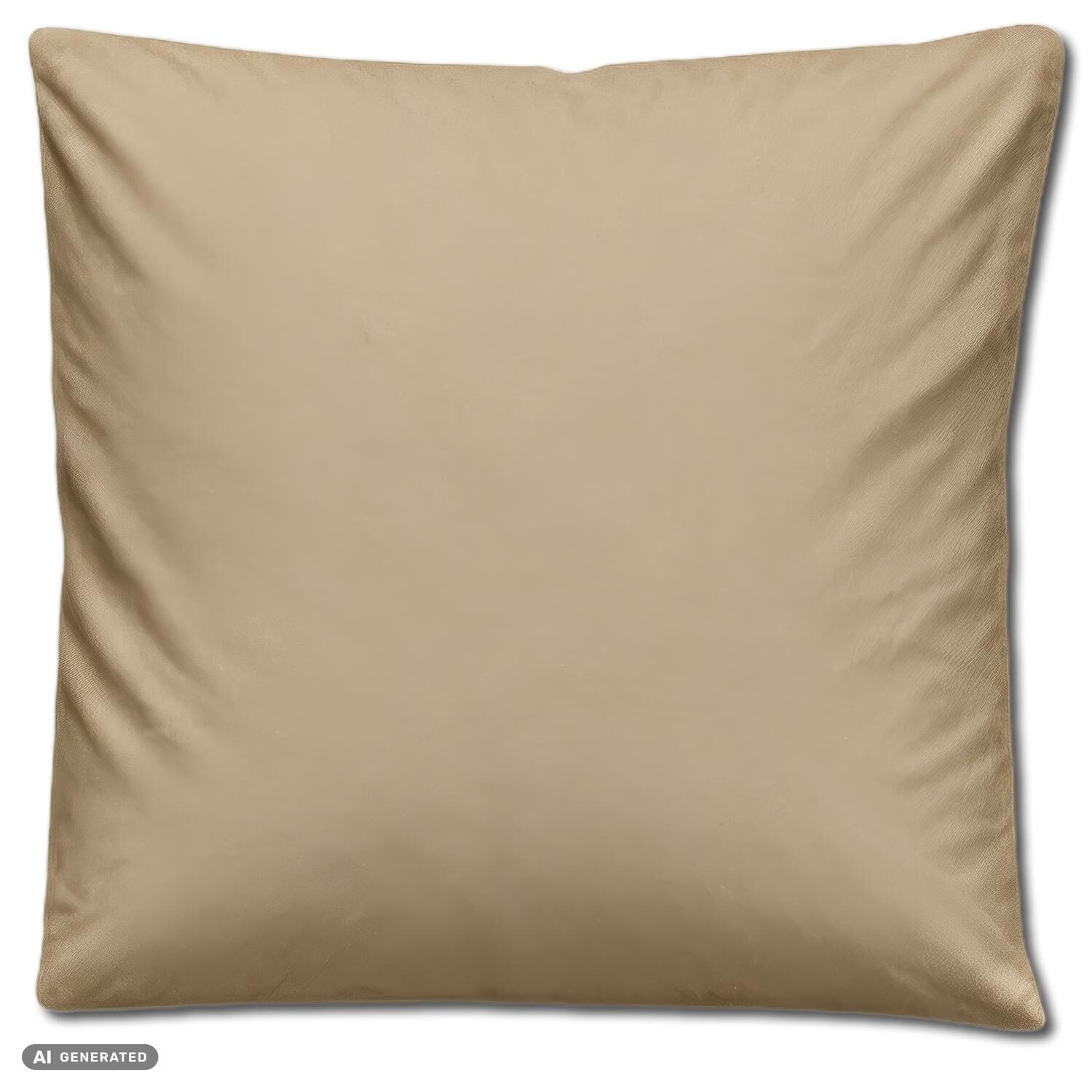 Juego de cama Cloud Comfort de satén Mako, color topo, 135 x 200 cm + 80 x 80 cm