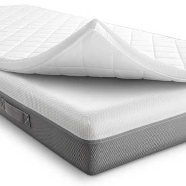 Topper de espuma de confort T6 160 x 200 cm, altura 6 cm, nivel de firmeza H3