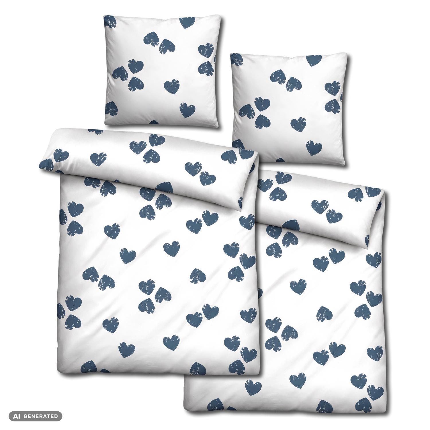 Juego de ropa de cama Renforcé de dos piezas: 140 x 200 cm + 70 x 90 cm