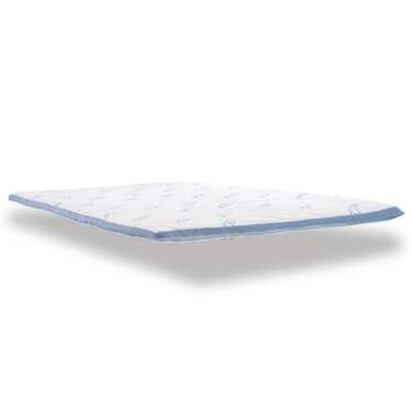 Šalto putplasčio užvalkalas "CloudComfort Cool" 180 x 200 cm H2/H3, aukštis 7 cm, kietumo lygis H2/H3, 7 zonų užvalkalas su vasaros ir žiemos pusėmis