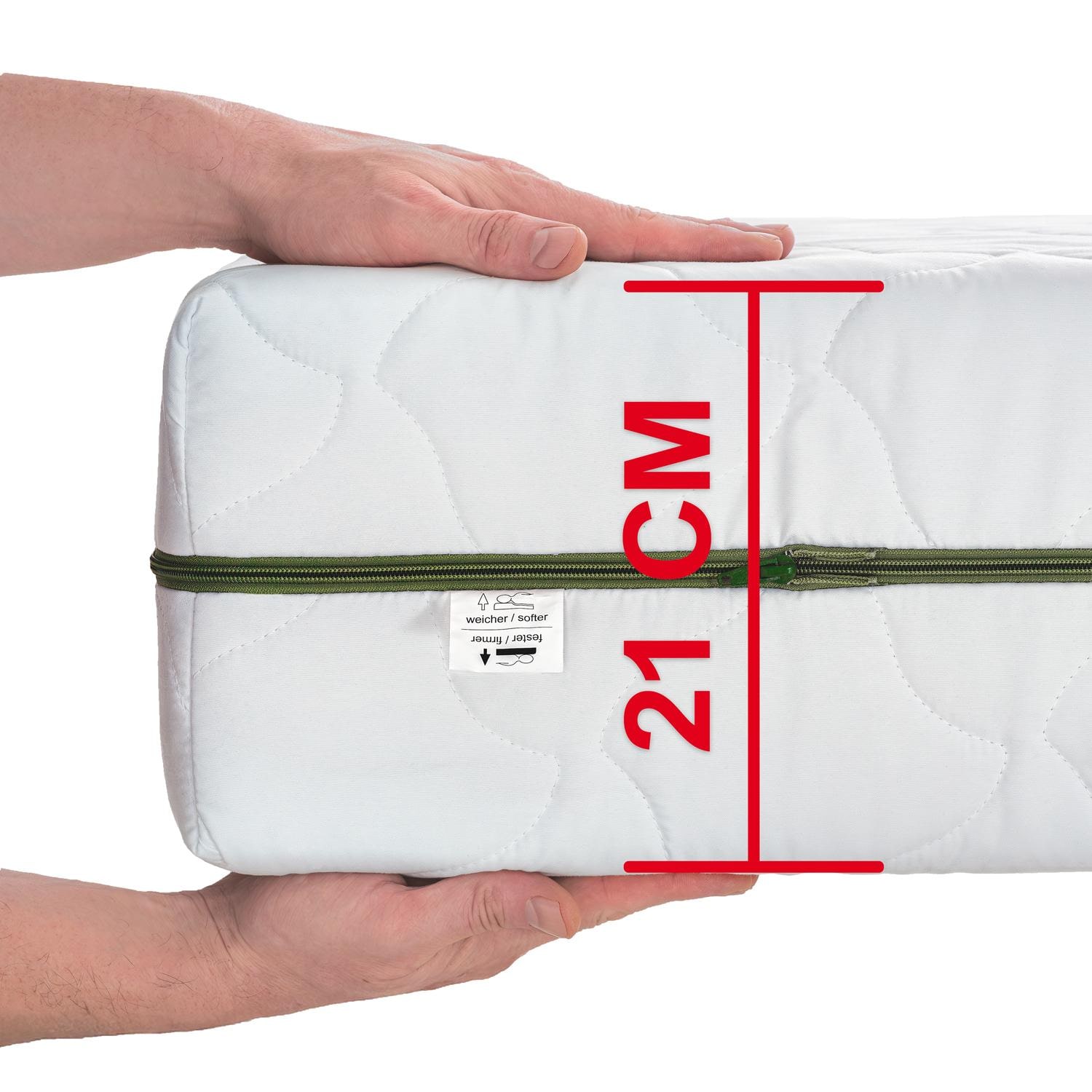Altura – Colchón de muelles ensacados Sleezzz® Smart T21 180 x 200 cm H2/H3
