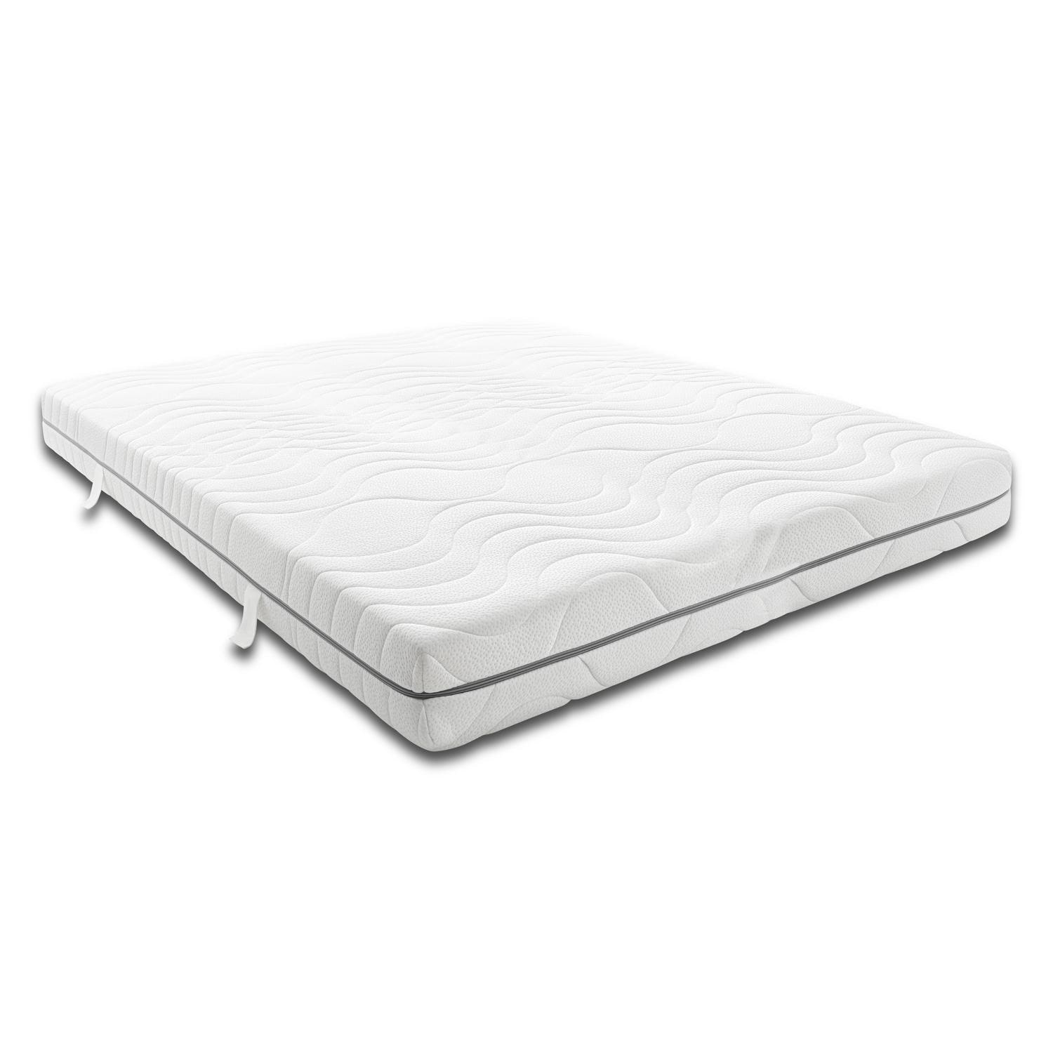 Colchón Dream de espuma confortable de 7 zonas, 160 x 200 cm, altura 3
