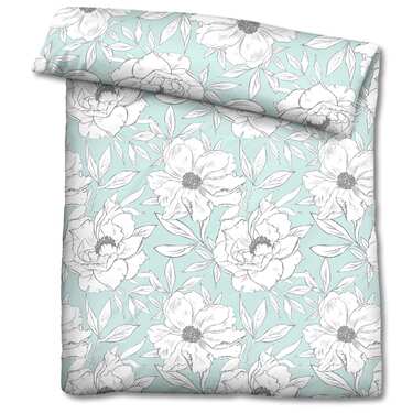 Posteljno perilo Castell biber 155 x 220 cm + 80 x 80 cm