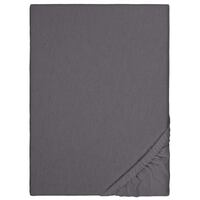 Sábana bajera polar invierno antracita 180 x 190 - 200 x 200 cm, 68% algodón, 32% poliéster