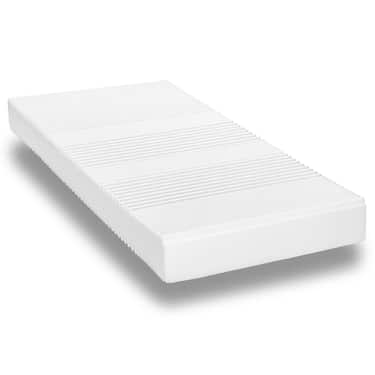 Colchón ergonómico de espuma fría Supportho Lavanda 90 x 200 cm, altura 18 cm, nivel de firmeza H2/H3 + sobrecolchón 90 x 200 cm