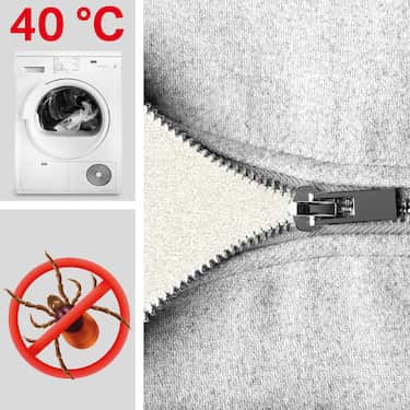 Kallskumstoppmadrass CloudComfort Cool 160 x 200 cm H2/H3, höjd 7 cm, fasthetsnivå H2/H3, 7-zons toppmadrass med sommar- och vintersida + Sleezzz® Cool kudde med kyleffekt