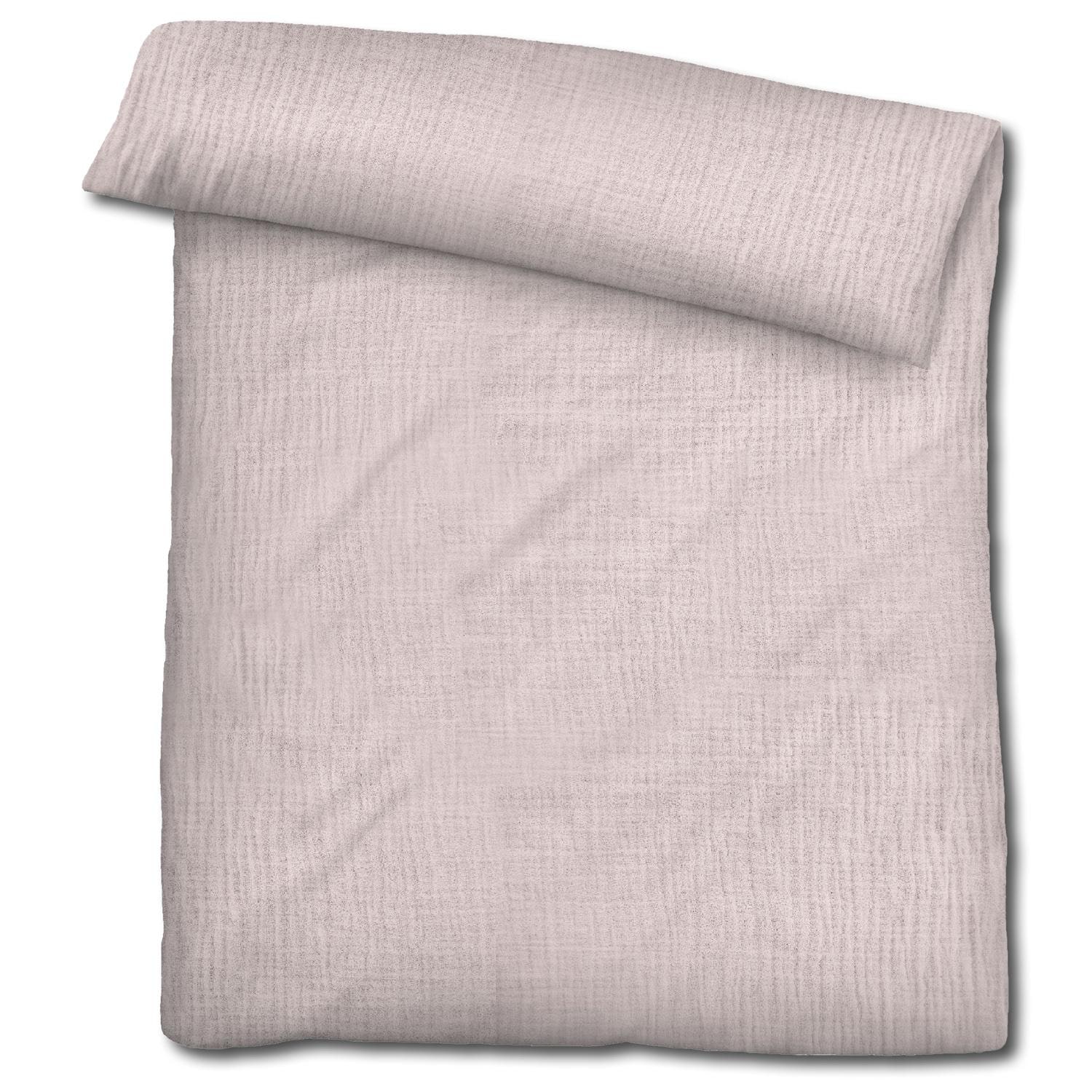 Sleezzz® muslin bed linen rosé 135 x 200 cm + 80 x 80 cm