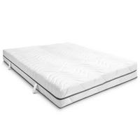 Colchón viscoelástico de 7 zonas Sleezzz Smart 160 x 200 cm, altura 18 cm, nivel de firmeza H3 con espuma con memoria de aire