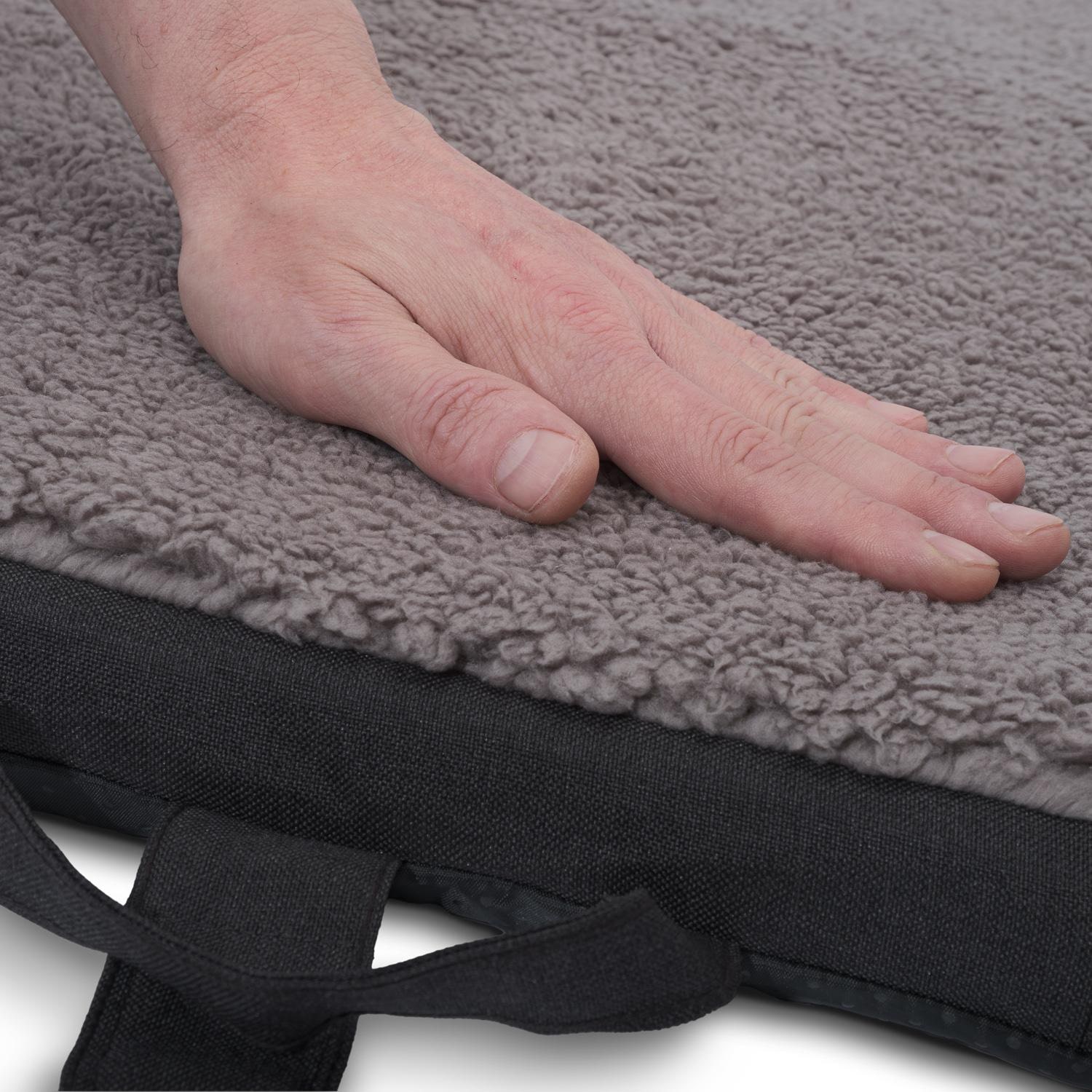 Petzzz alfombrilla ergonómica para mascotas Diva XL 120 x 80x 5 cm, plegable, antideslizante
